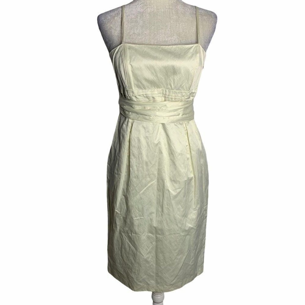 Vintage Laundry Sleeveless Midi Dress 8 Cream